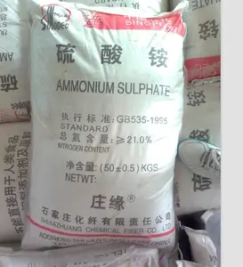 Fertilizante de sulfato de amonio de alta solubilidad proporciona versatilidad y muchas aplicaciones agrícolas.