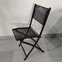 Chaise pliante moderne en trois pièces, ensemble de table à thé, métal, rotin, bois, osier, cour extérieure, jardin, loisirs, hôtels, parc à manger