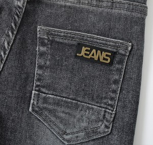 2025 jean pour garçons gris taille haute garçons jean pantalon ample confortable respirant enfants pantalons décontractés avec bouton - Product Image 4