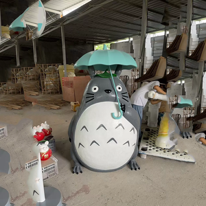 Scultura in Resina di Fibra di Vetro a Grandezza Naturale di Il <span class=keywords><strong>Mio</strong></span> <span class=keywords><strong>Vicino</strong></span> <span class=keywords><strong>Totoro</strong></span> per Location di Matrimoni, Parchi, Resort, Negozi per Bambini, Collezioni d'Arte per la Casa - Product Image 6