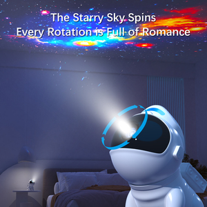 Lampe de projection LED RGB Smart Dog, projecteur de ciel étoilé moderne, veilleuse, alimentation USB, abat-jour blanc DIY, PC, petites tailles - Product Image 4