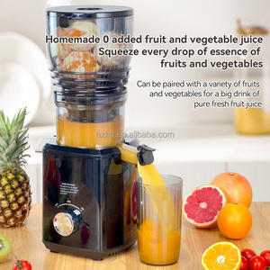 Hochwertiger, leistungs starker Gemüses aft presse Elektrischer, leicht zu reinigender Obst extraktor mit großer Futter rutsche für Zuhause und Hotel - Product Image 6