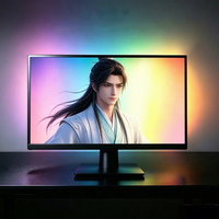 Éclairage ambiant RGB pour PC, IP20, décoration de salle E-Sports, rétroéclairage d'écran de bureau, lumière de bord de moniteur, bande lumineuse synchronisée avec l'écran