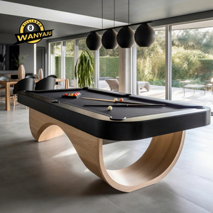 Mesa de <span class=keywords><strong>Billar</strong></span> de Lujo con Patas de Madera Sólida, Estilo Moderno Personalizado, Mesa de <span class=keywords><strong>Billar</strong></span>/Snooker de Alta Calidad a Precio de Mayoreo - Product Image 5