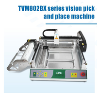 TVM802BX SMT pick and place machine 2 têtes 46 fentes bureau pnp mount deluxe edition