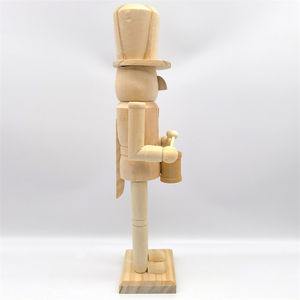 Usine Vente Chaude 38cm DIY Casse-Noisette Noyer Homme Ornements De Noël Marionnette Homme Noyer <span class=keywords><strong>Soldat</strong></span> - Product Image 5