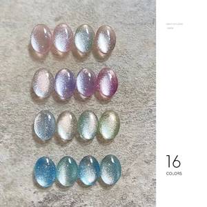 ZRKGEL superventas 16 colores ojo de gato UV Gel polaco curado rápido <span class=keywords><strong>con</strong></span> muestra gratis Etiqueta Privada colección de Gel brillante de moda - Product Image 3