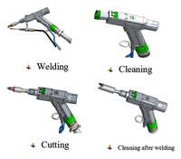 BW101-GS 4 dalam 1 Kepala Las Laser Serat Genggam, Pistol Las Laser Serat Super