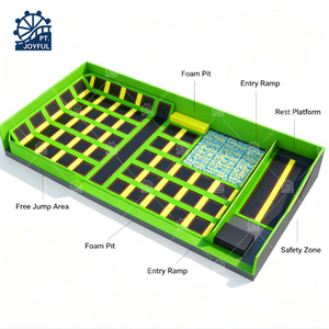 Parque de Trampolines y Parque de Aventuras Personalizado para Niños y Adultos, para Centros Comerciales y Parques Deportivos, Interior y Exterior - Product Image 4