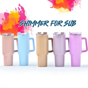 40 OZ SHIMMER SUBLIMATION HANDLE - Direct Vinyl Supply