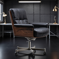 Fauteuil pivotant de designer italien, style nordique minimaliste, fauteuil de direction haut de gamme, réglable en hauteur, luxe léger, pour chambre et hôtel