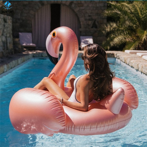 Flotador de piscina inflable gigante de 150cm barato, anillo de natación rosa para montar, juguetes de fiesta de agua para adultos y niños - Product Image 3