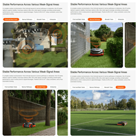 Tondeuse robotisée Segway Navimow X3 Series AI, tout-terrain, GPS, télécommande sans fil, réseau RTK, IP66, application, 50% de réduction maximum