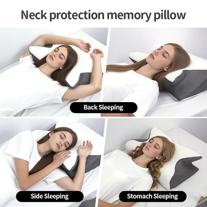 <span class=keywords><strong>Almohada</strong></span> Ergonómica de Espuma Viscoelástica con Soporte Ortopédico para Dormir de Lado, Alivio del <span class=keywords><strong>Dolor</strong></span> de <span class=keywords><strong>Cuello</strong></span> y Cuerpo, Antibacteriana - Product Image 2