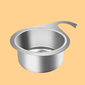 Nahe Stainless Steel Drain Basket 1pc Kitchen Sink Filter For Food Scraps And Garbage Suspension Storage Rack - Product Image 4