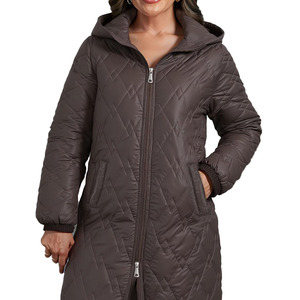 Promoción <span class=keywords><strong>de</strong></span> Temporada Chaqueta Acolchada con Cremallera para <span class=keywords><strong>Mujer</strong></span>, Ligera, <span class=keywords><strong>de</strong></span> Poliéster, Entallada, con Capucha, Venta al por Mayor y al Detal, Edición Limitada - Product Image 6