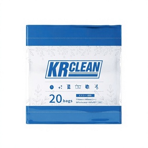 Hotel Disposable Face Towel Non Woven Makeup Removal Wipes White Polka <b>Dot</b> <b>Eco</b>-Friendly Guest Amenity Towel KRClean - Product Image 1