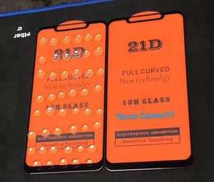 Protection d'écran en verre trempé à colle intégrale pour TECNO Pop 5c Camon 18i Camon 18 Premier Camon 18P 11H 21D - Product Image 5