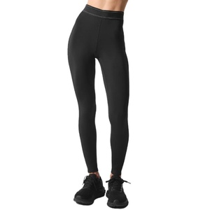 Servicio de Diseño Personalizado de Marca: Pantalones de Mujer de Talla Grande con Control de Abdomen, a Cuadros, Largos, de Spandex/Nylon, de Cintura Alta Elástica - Product Image 1