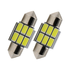 Luz de lectura interior para coche de alto brillo, decodificador 5730, 31mm, 36mm, 39mm, luz de matrícula, faro de doble punto. - Product Image 3