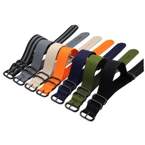 Lionorm Nhà Máy Bán Buôn 18-24Mm Nylon Dây Đeo Đồng Hồ 5 Nhẫn Có Thể Điều Chỉnh Thay Thế Ban Nhạc Đồng Hồ Vòng Đeo Tay Cho Nam Giới Phụ Nữ - Product Image 4