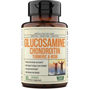Capsules de Glucosamine Chondroïtine Halal pour le soutien articulaire sans produits d'origine animale, Comprimés de Glucosamine, Glucosamine Chondroïtine MSM - Product Image 1