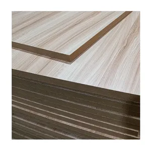 18mm White Laminated Melamine Faced E1 Grade Modern MDF Board / Plywood / Melamine Chipboard for Furniture