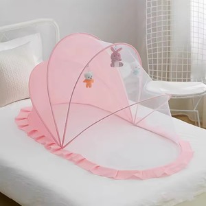 Lưới chống muỗi cho bé che cũi trẻ em toàn mặt chống muỗi che Mông Cổ yurt trẻ em có thể gập lại lưới chống muỗi không đáy - Product Image 1