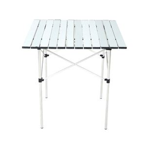 Portable Folding Metal <b>Picnic</b> Camping <b>Table</b> for Dining Hotel Living Room - Product Image 3