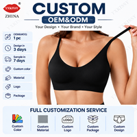 Soutien-gorge sans couture à maintien doux, confortable, sans armatures, léger, fin et respirant
