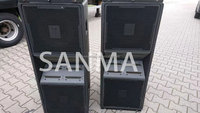Système de sonorisation professionnel passif VT4889, enceinte colonne 3 voies haute puissance double 15 pouces