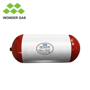 ISO 11119 ISO11439 CNG-2 406-200L tipe 2 silinder CNG silinder Gas untuk pasar mobil Indonesia