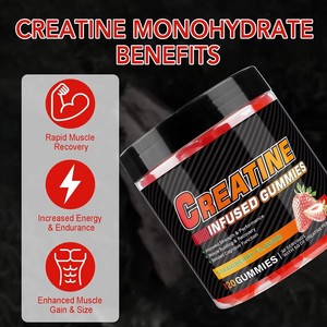 Gomitas de Creatina Monohidrato de Marca Privada OEM/ODM para el Desarrollo Muscular, Suplementos para el Control de Energía, Pre-Entrenamiento para Adultos - Product Image 6