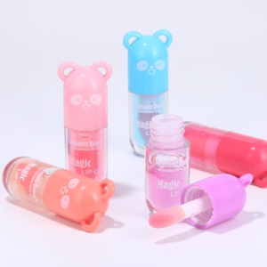 Aceite Labial Nutritivo e Hidratante con Acabado Brillante y Luminoso, Efecto Resplandor, Translúcido, No Pegajoso, con Diseño de Oso - Product Image 6
