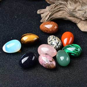 Vente en gros Naturel Créatif DIY Cristal Agate Polissage <span class=keywords><strong>Oeuf</strong></span> Home Office Bureau Ornement Décoratif - Product Image 2