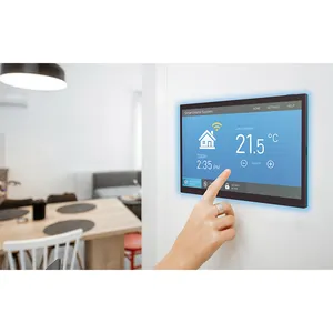 منتجات Smart Home من صانعي القطع الأصلية شاشة لمس قدرة 15.6 بوصة RK3566 تعمل بنظام أندرويد مع شاشة تحكم مركزية ذكية