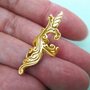 Orecchino a clip vintage a forma di fiore ondulato da donna, senza piercing, accessorio per l'orecchio da indossare tutti i giorni, gioiello alla moda per outfit. - Product Image 4