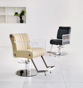 Sillón de Barbería Moderno Ajustable con Elevación Hidráulica para Peluquería - Product Image 3