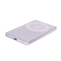 Batterie externe magnétique sans fil 15W 5000mAh, sortie sans fil 15W, sortie PD Type-C 22,5W, entrée PD Type-C 18W