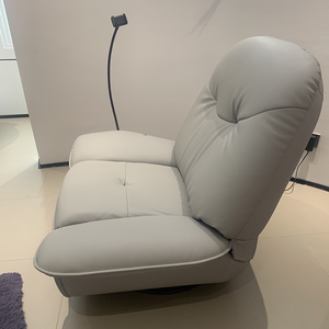 Chaise de salon moderne en cuir avec réglage électrique Fauteuil simple pour bureau à domicile et villa - Product Image 3