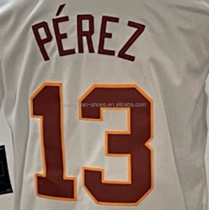 Jersey de Béisbol Blanco de la Mejor Calidad, Cosido, Listo para Enviar, Salvador Pérez Venezuela, Clásico Mundial de Béisbol 2026 - Product Image 1