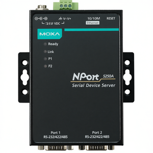 Servidor de Dispositivos Seriales Moxa NPort 5250A RS-232/422/485, Módulo de Comunicación Industrial Ethernet - Product Image 2