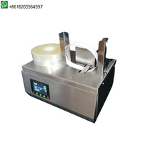 Machine de cerclage automatique Machine de cerclage de ruban thermoscellage Machine de cerclage de ruban OPP de papier pour étiquettes de cartes de baguage