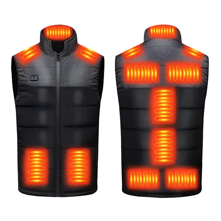 Professionally Certified Heat Jacket Man Usb Rechargeable Heating Suit Jacket Heated Vest
