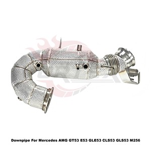 Vortex High-Flow Downpipe For Mercedes AMG GT53 E53 GLE53 CLS53 GLS53 M256 Engine Stainless Steel Tuning - Product Image 3