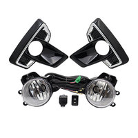 1 Ensemble de feux antibrouillard pour Toyota Hilux Revo Rocco Dakar 2018 2019, kit de feux antibrouillard pour voiture avec faisceau, ampoule et interrupteur