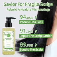 Shampooing au Romarin Sans Sulfate pour la Croissance Capillaire, Bloqueur Naturel de DHT pour Réduire la Chute de Cheveux, Renforcer les Follicules et Augmenter le Volume