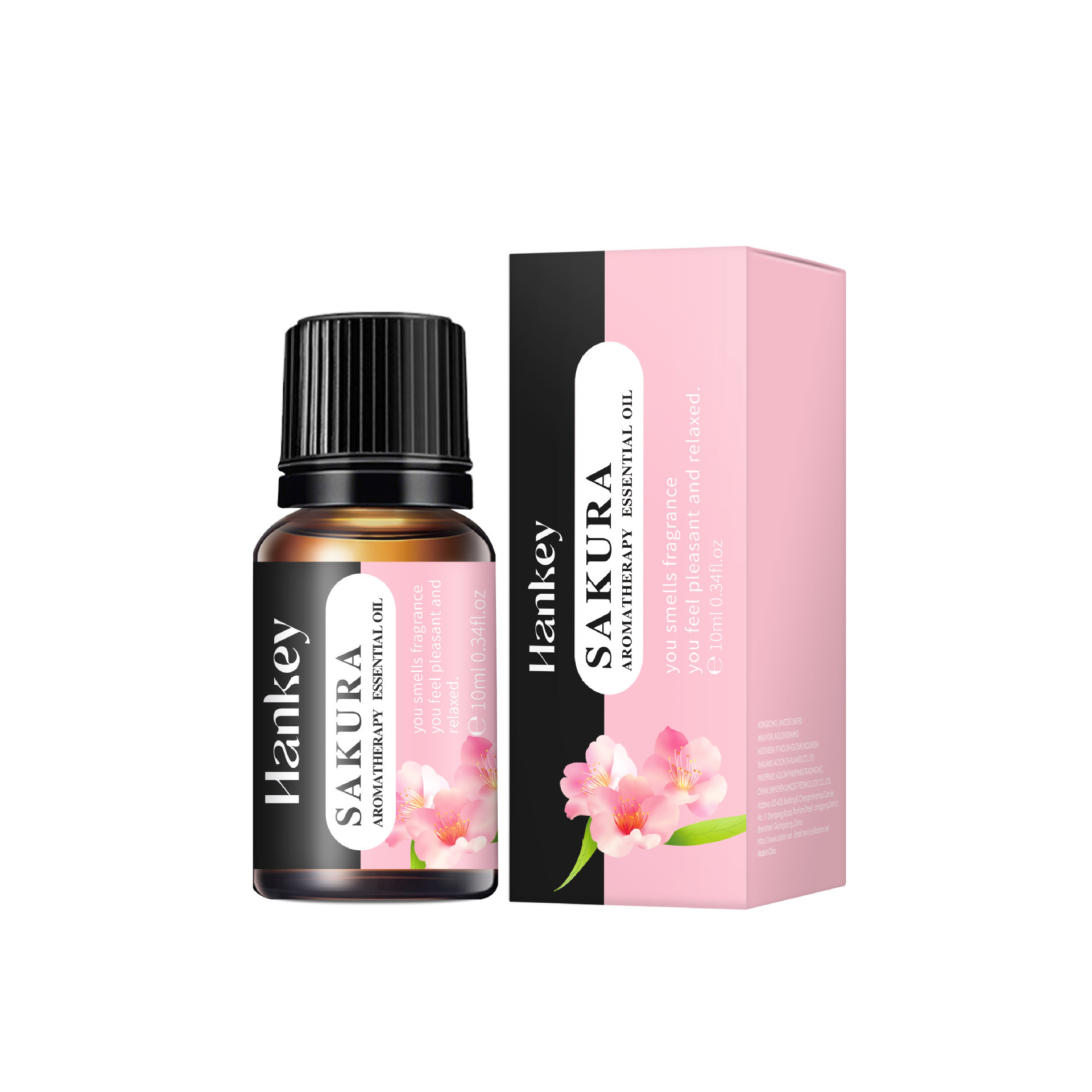 Huile essentielle d'arôme de fleur de cerisier