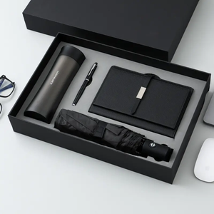 Set Regalo Personalizzato con Quaderno, Penna, Ombrello e Tumbler con Display Intelligente per Promozione Aziendale, Spedizione Gratuita - Product Image 3