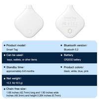 Dispositivo Antipérdida Bluetooth CYL ITag, Localizador GPS para Mascotas, Carteras y Llaves, Etiqueta Localizadora Dedicada, Rastreador de Llaves